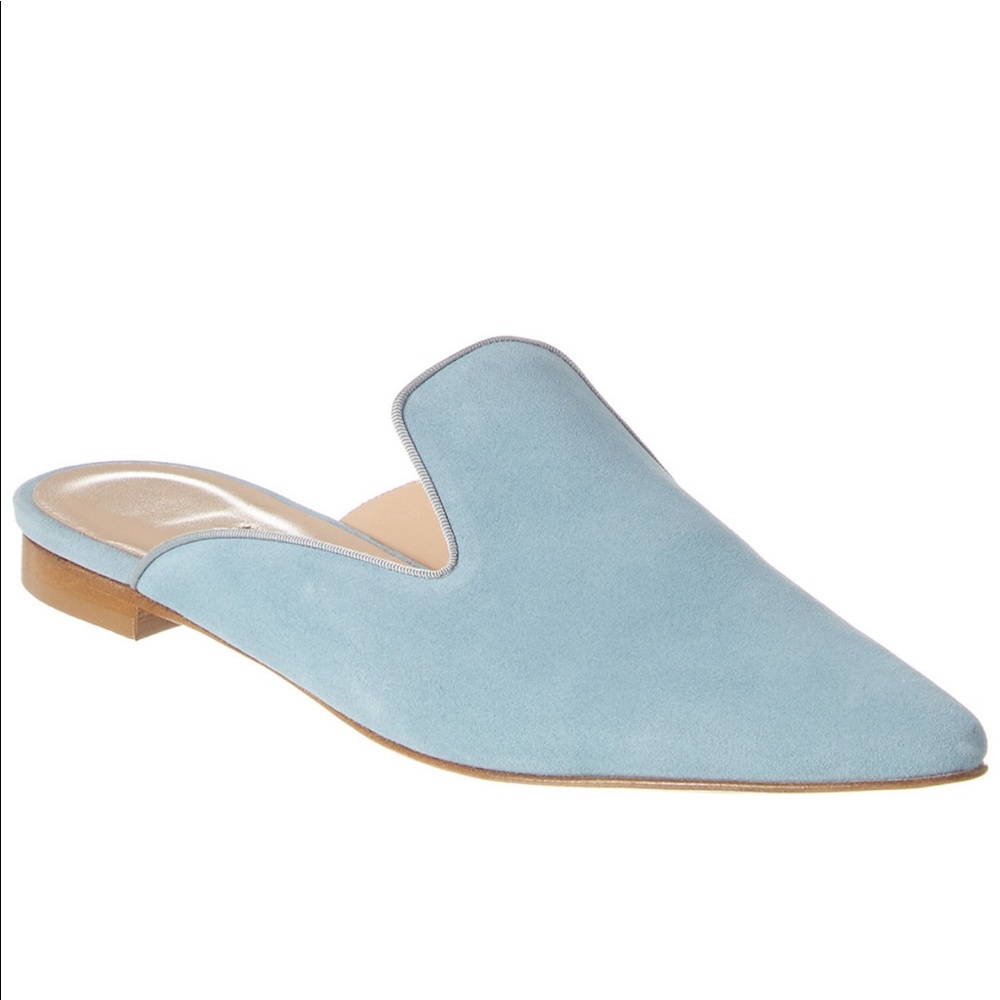 Lafayette 148 New York Vento Suede Slide